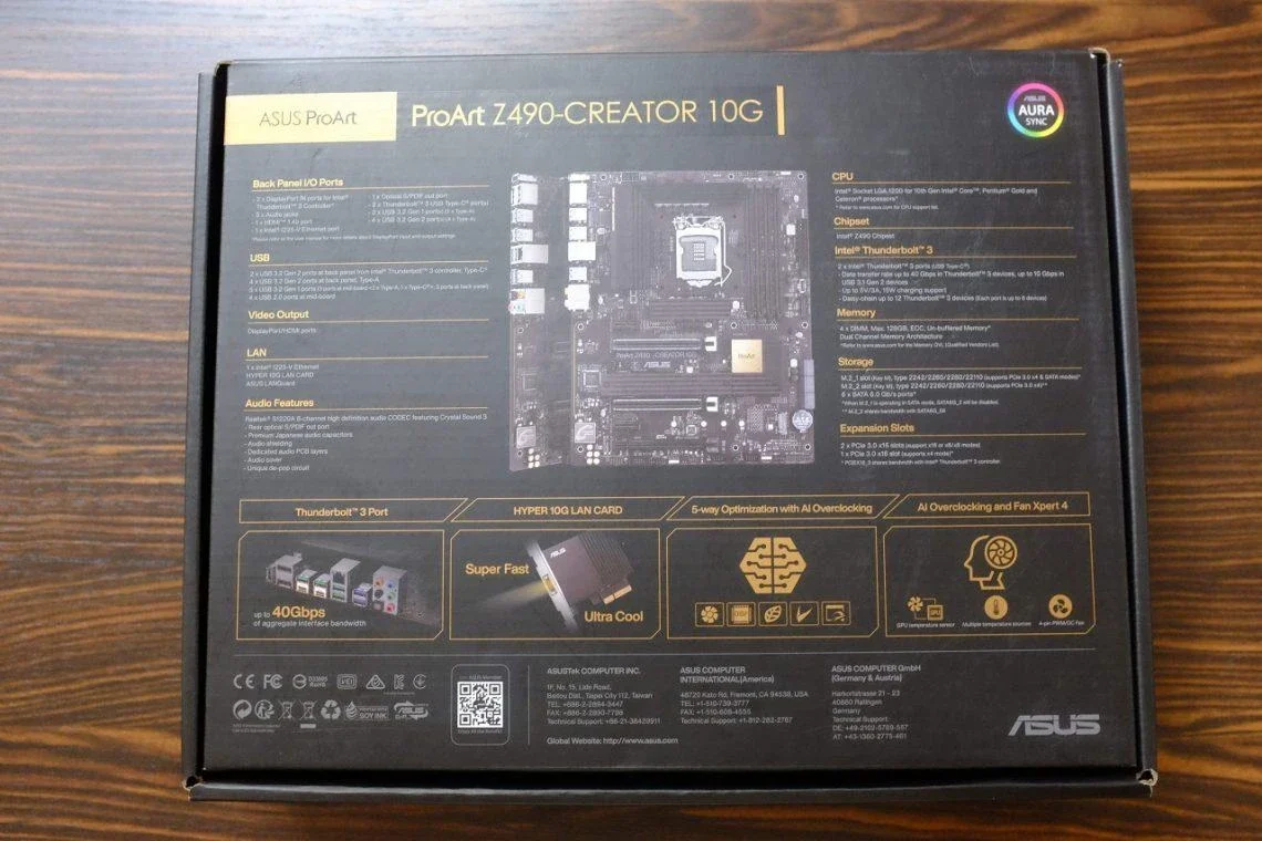 ASUS ProArt Z490-Creator 10G