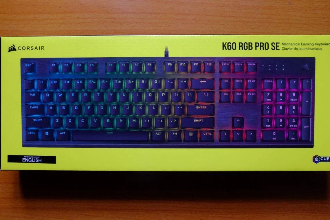 Corsair K60 RGB Pro SE bàn phím cơ cho game thủ