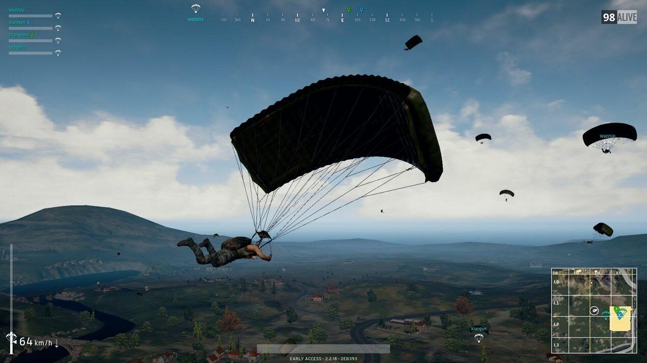 Nhảy dù PUBG